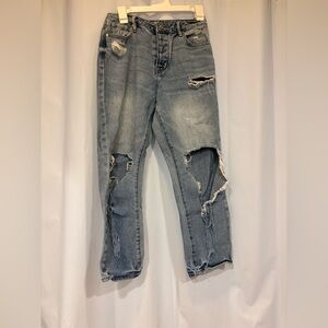 PacSun Distressed Mom Jeans